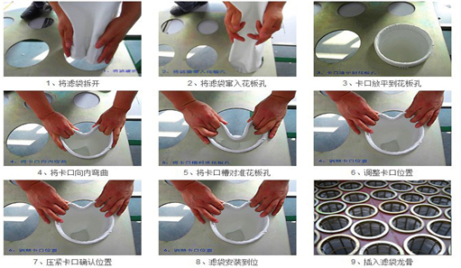 除尘器布袋安装步骤图片
