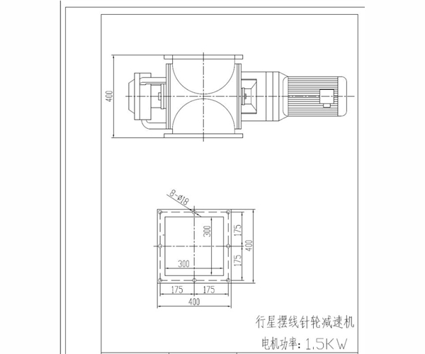 电动卸料器结构图纸